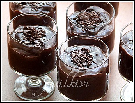Çift Çikolatalı Puding tarifi