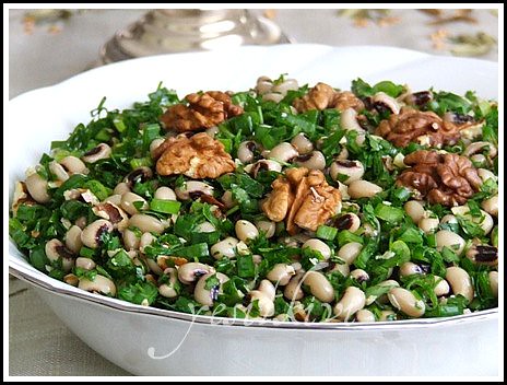 LOĞLAZ (Kuru Börülce) PİYAZI tarifi